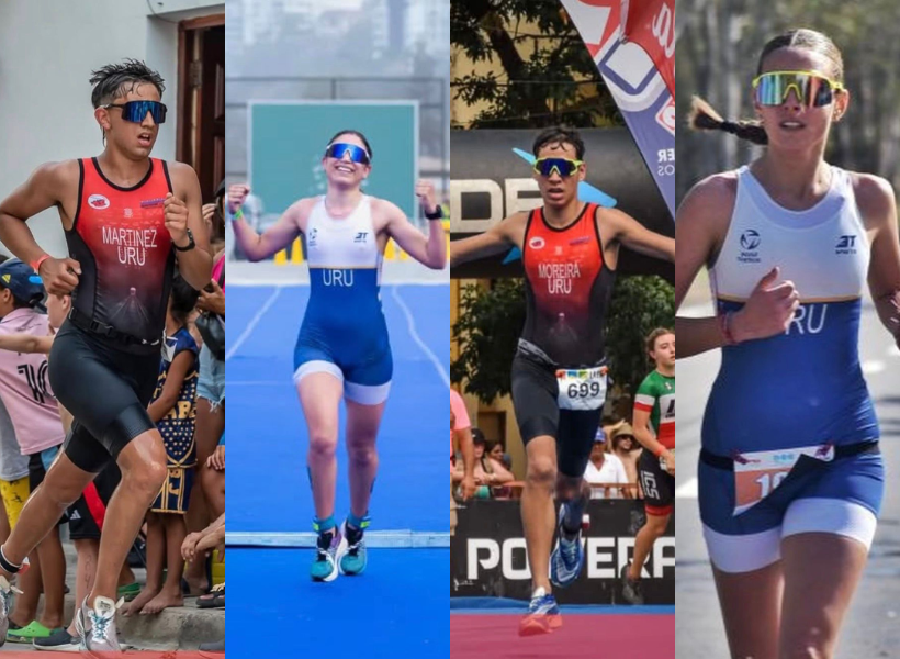 Jóvenes duraznenses convocados a la Selección Uruguaya de Triatlón